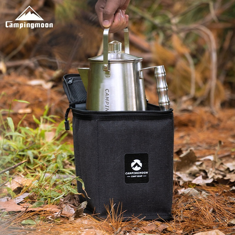 Camping Cooking Backpack - CAMPINGMOON BKT-8-BC Thick Canvas Lamp Bag