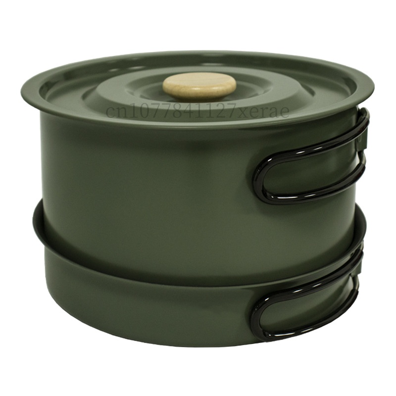 Camping Cooking Set Large - 0.9L/1.2L/2.2L/3.5L 4pcs Outdoor Pot Set Stainless