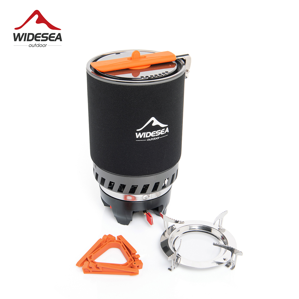 Camping Cooking Pots And Pans - Widesea Camping Cooking System with Heat