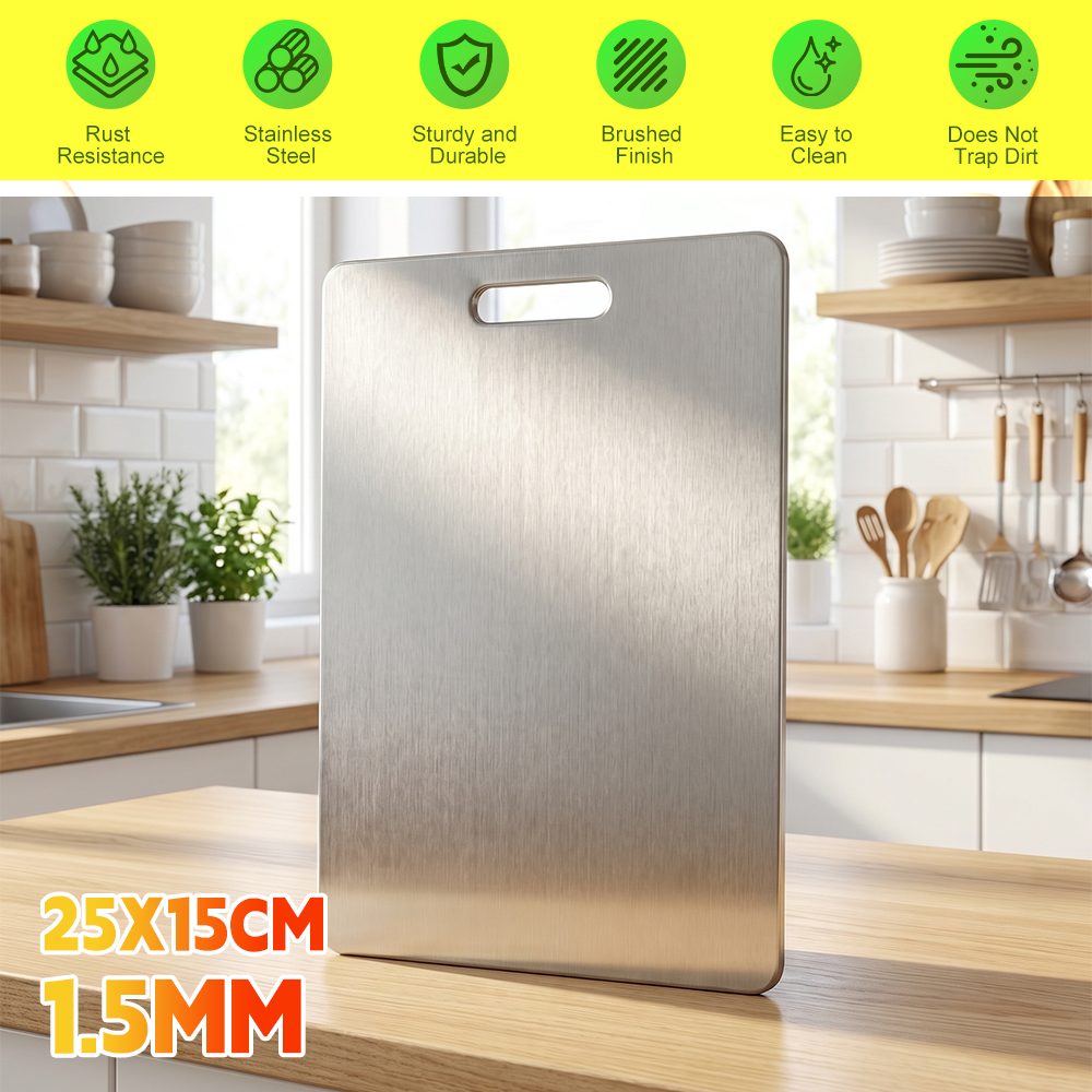 Camp Cutting Board - Food Grade Stainless Steel Cutting Board