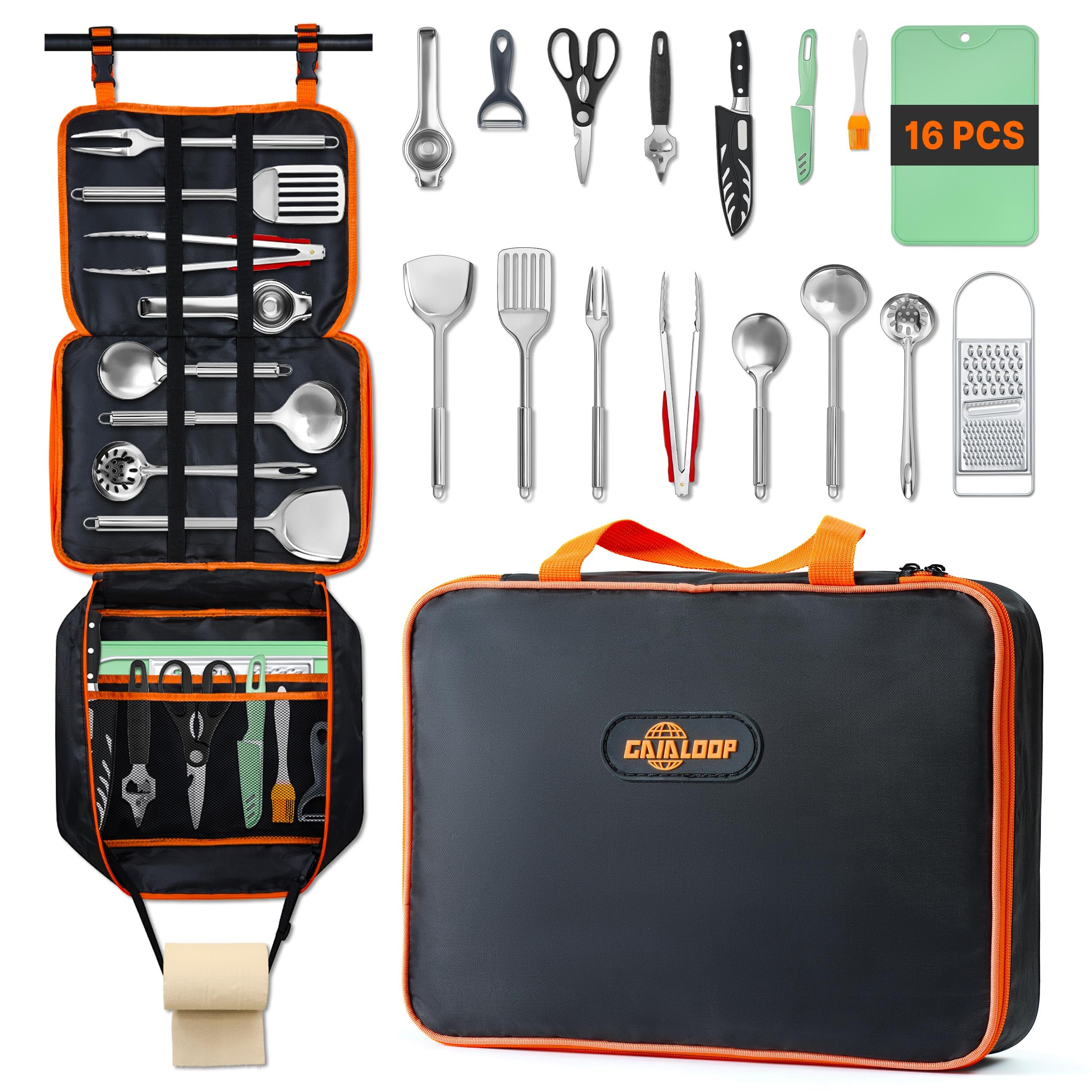 Camping Cooking Essentials - Camping Cooking Utensils Set Camp Kitchen