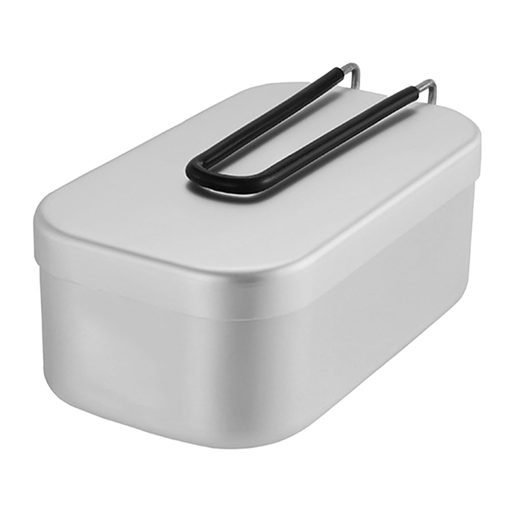 Camping Cooking Plate - 800ML Aluminum Lunch Boxes Outdoor Camping