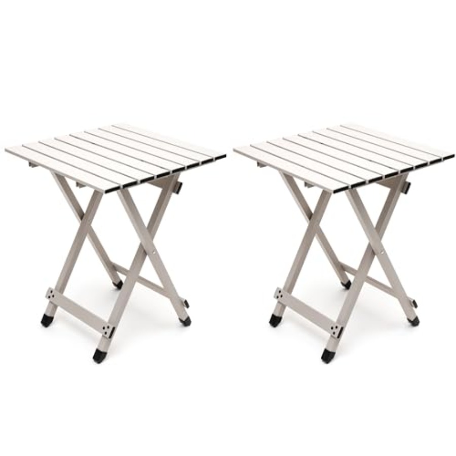 Camping Cooking Table - Folding Camping Table - Lightweight Aluminum,