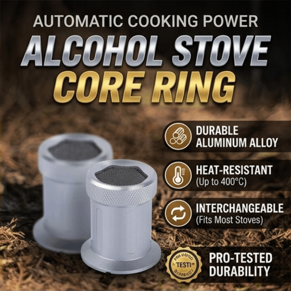 Camping Cooking Fire Stove - Lightweight Aluminum Alloy Alcohol Stove Simmer
