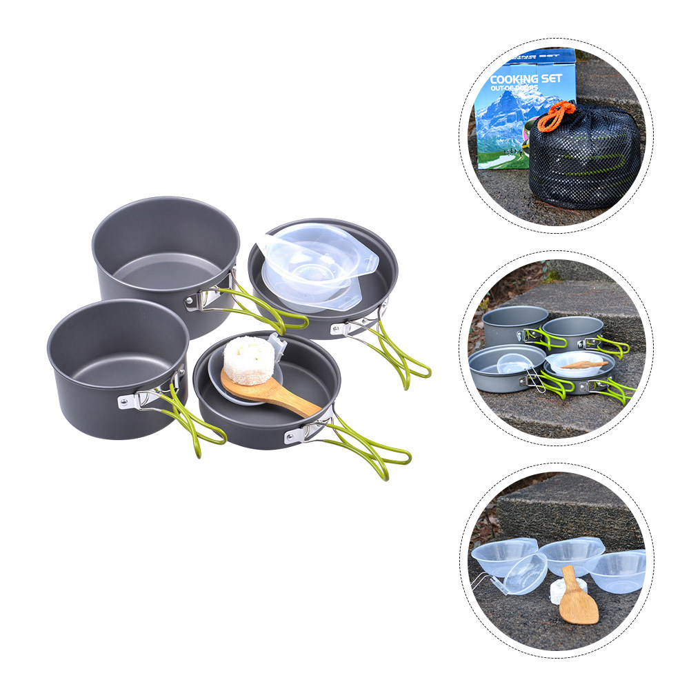 Camping Cooking Backpack - 1Set Portable Camping Cookware Kit Alumina