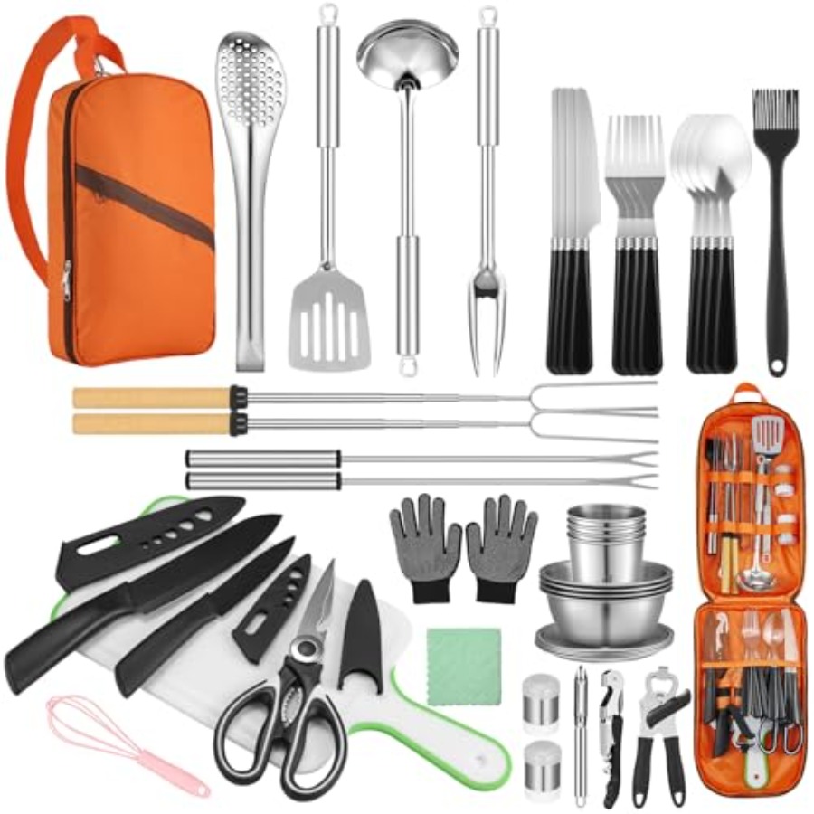 Camping Cooking Essentials - Camping Cooking Set - Camping Utensil