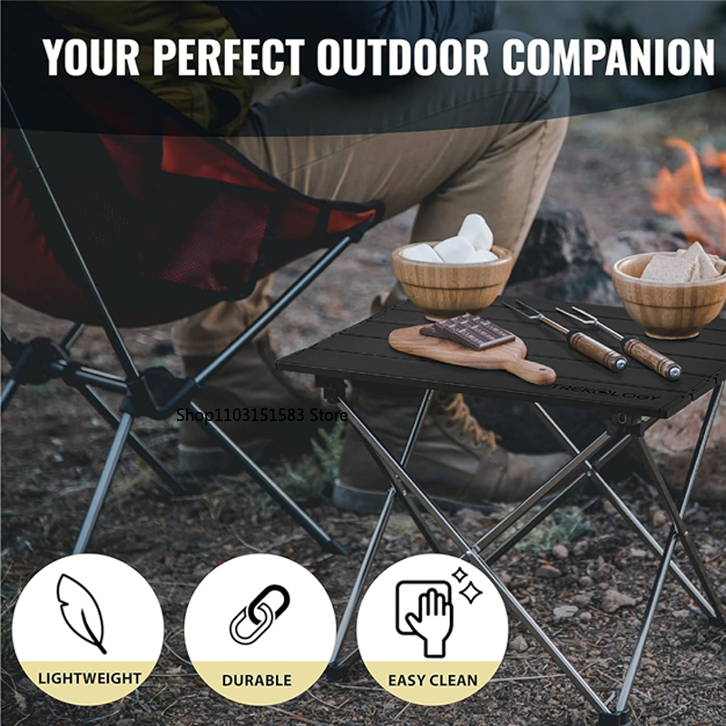 Camping Cooking Table - Portable Folding Camping Table Foldable Outdoor
