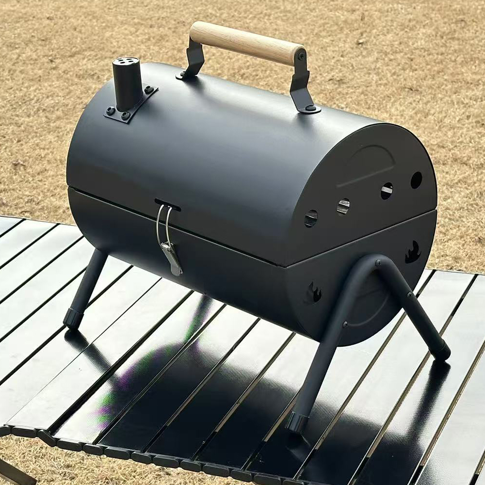 Camping Cooking Grill - Portable Charcoal Grill, Small Tabletop Barbecue