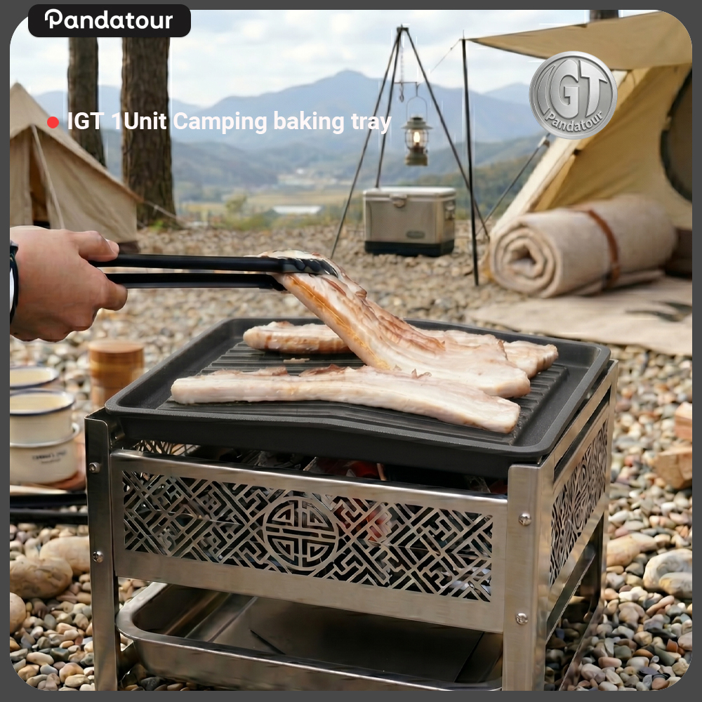 Camping Cooking Range - Pandatour Camping IGT 1Unit Cast Iron