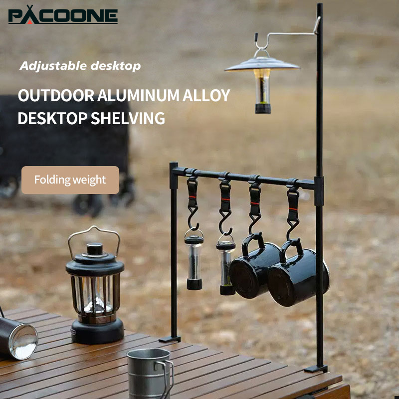 Camping Cooking Rack - New Camping Shelf IGT Lantern Stand