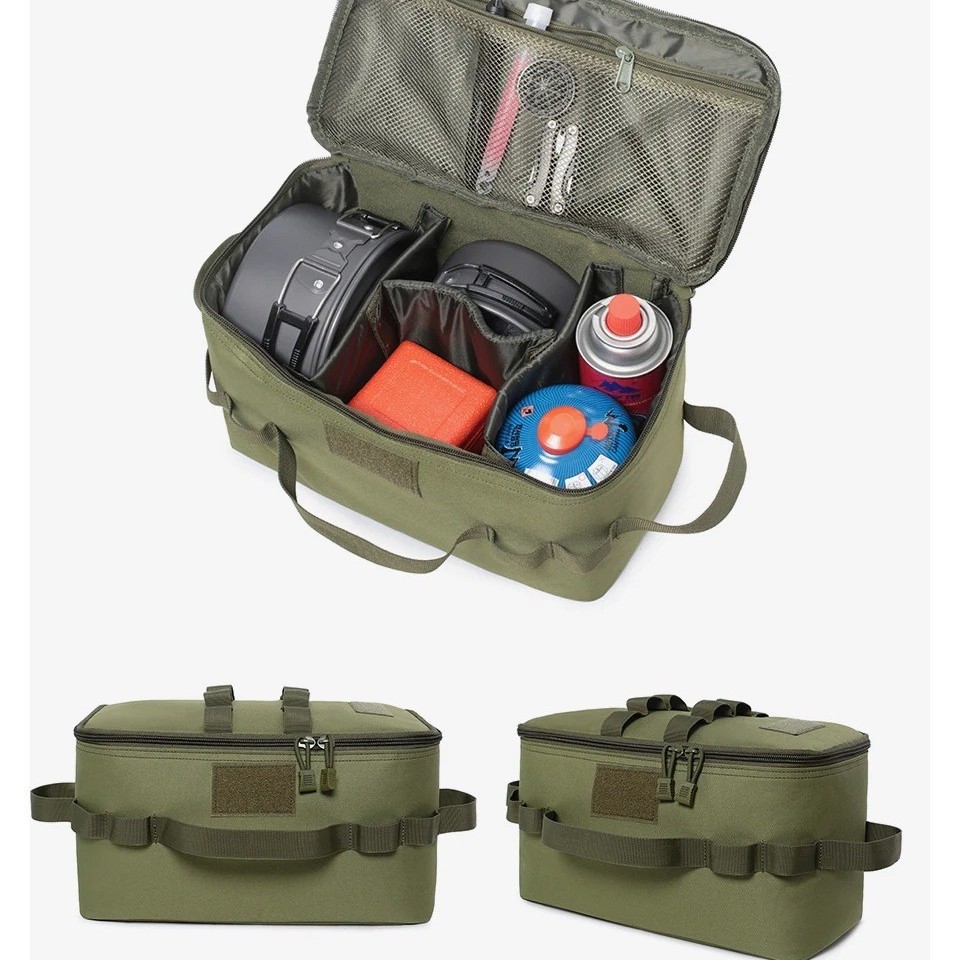 Camping Gas Tank Storage Bag O - مراجعة Camping Cooking Backpack وسعره