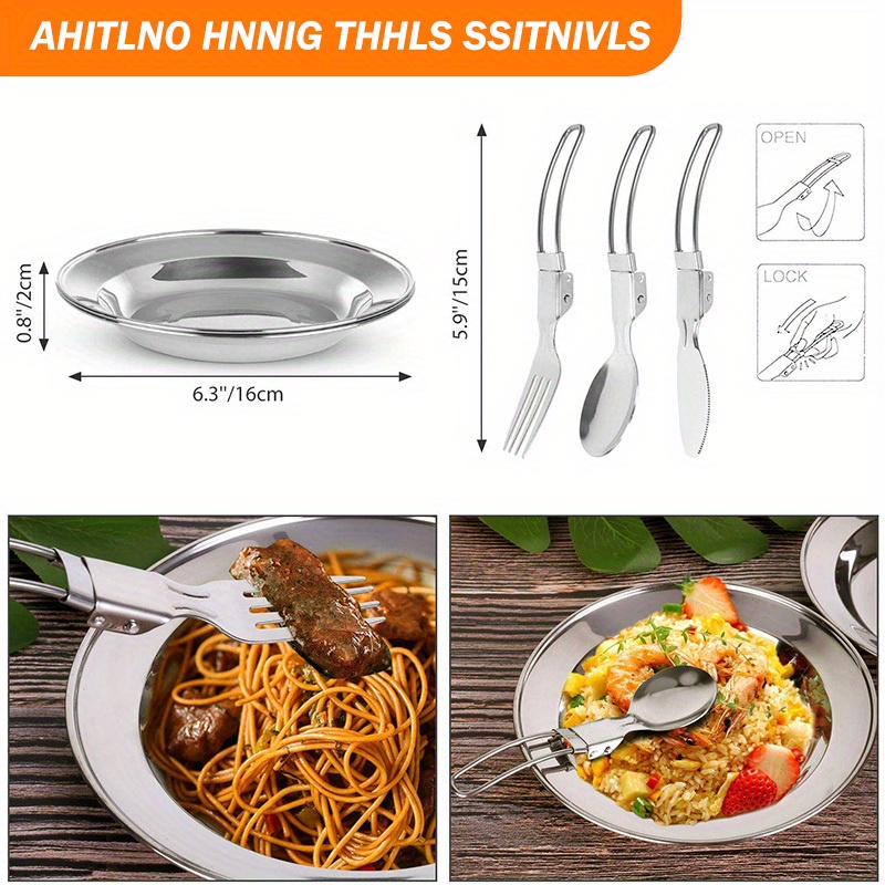17pcs Camping Cookware Set, Po - مراجعة Camping Cooking Set With Kettle وسعره