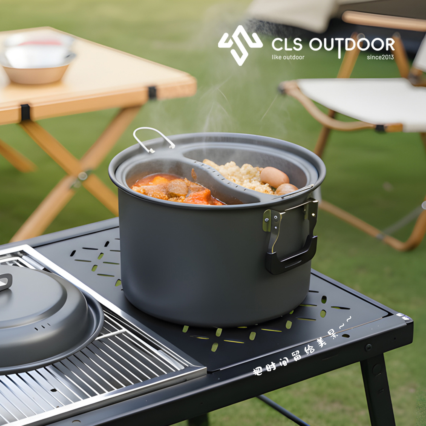6.5L Large Capacity Mandarin D - مراجعة Camping Cooking Set Large وسعره