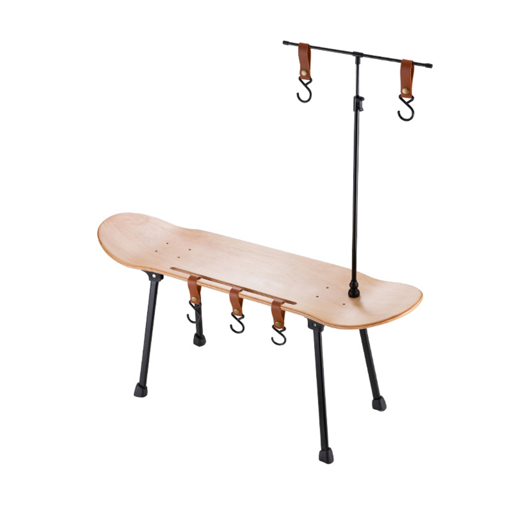 Foldable Camping Skateboard Co - مراجعة Camping Cooking Table With Windshield وسعره