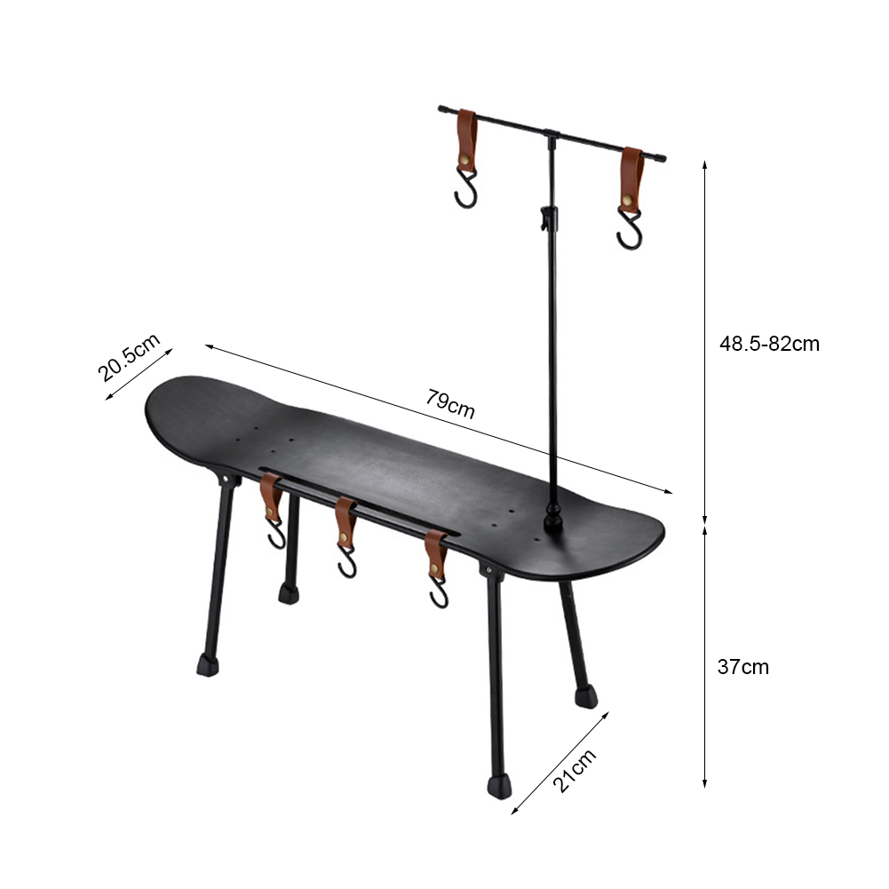 Foldable Camping Skateboard Co - مراجعة Camping Cooking Table With Windshield وسعره