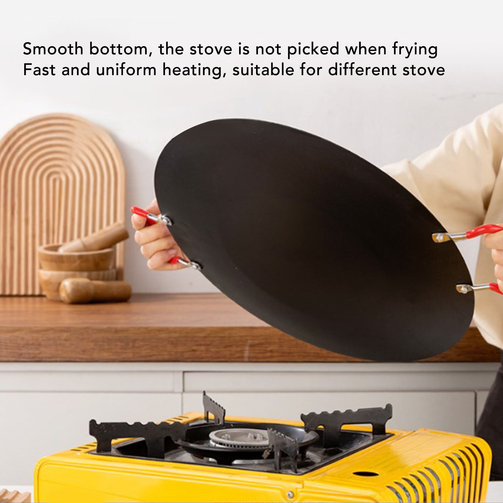 BBQ Griddle Pan Korean Grill P - مراجعة Camping Cooking Range وسعره