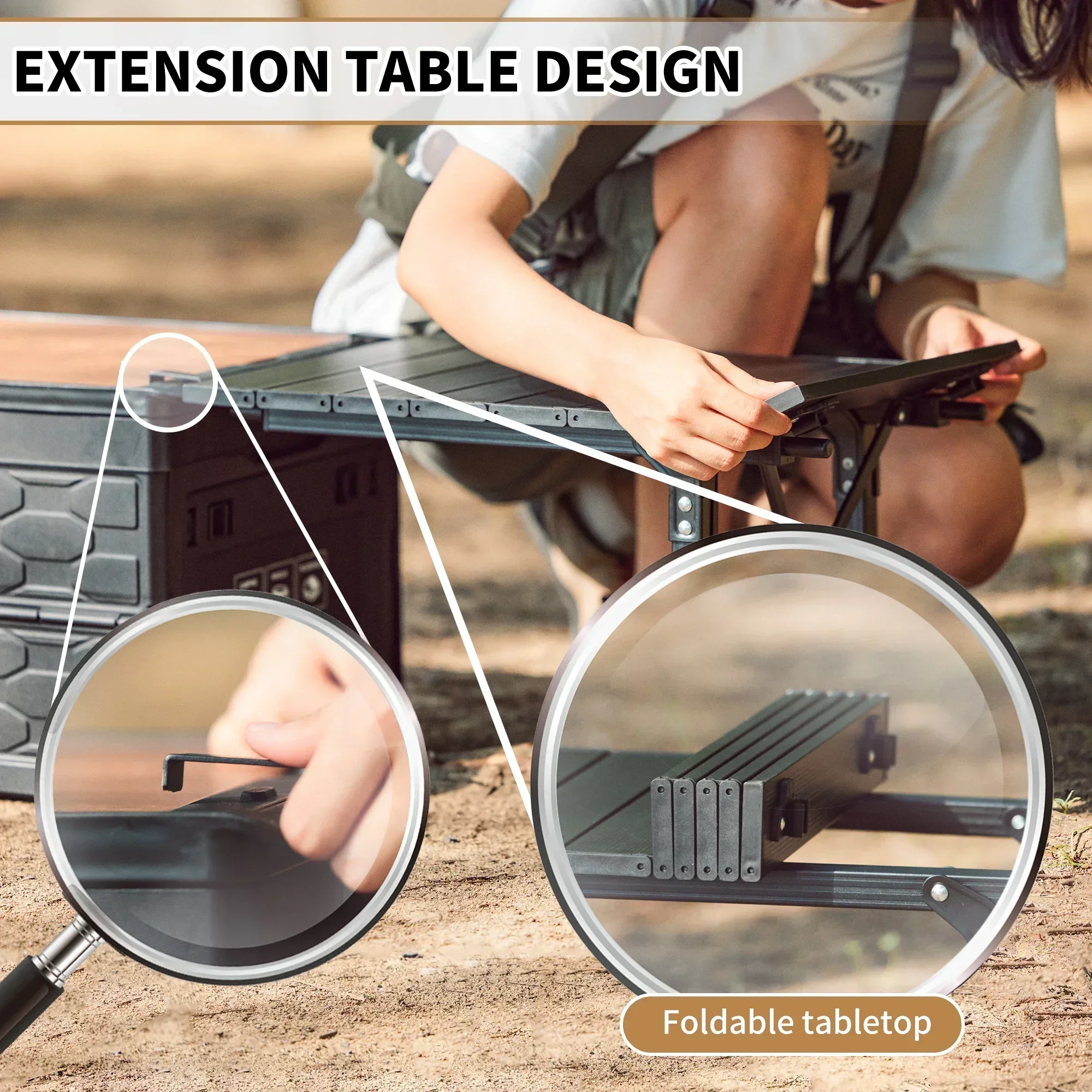 New IGT Table Box 50L Large Ca - مراجعة Camping Cooking Table وسعره