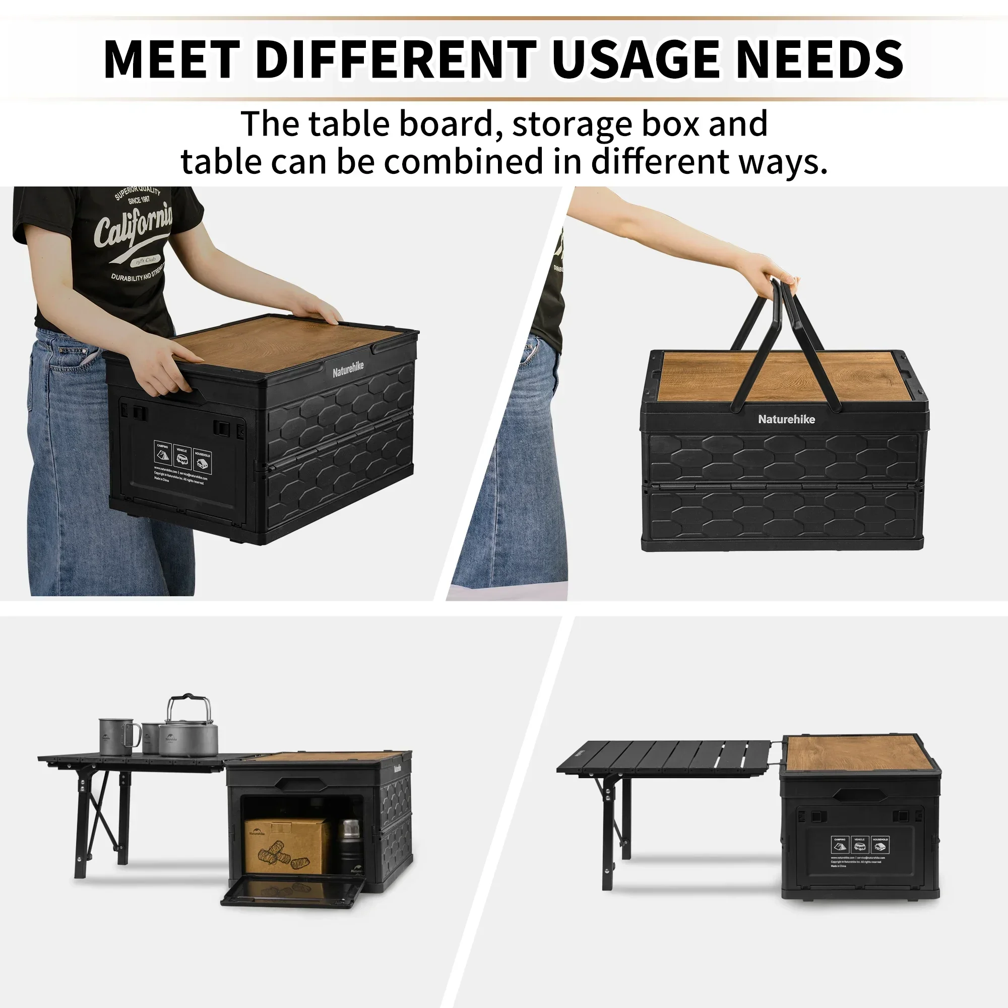 New IGT Table Box 50L Large Ca - مراجعة Camping Cooking Table وسعره