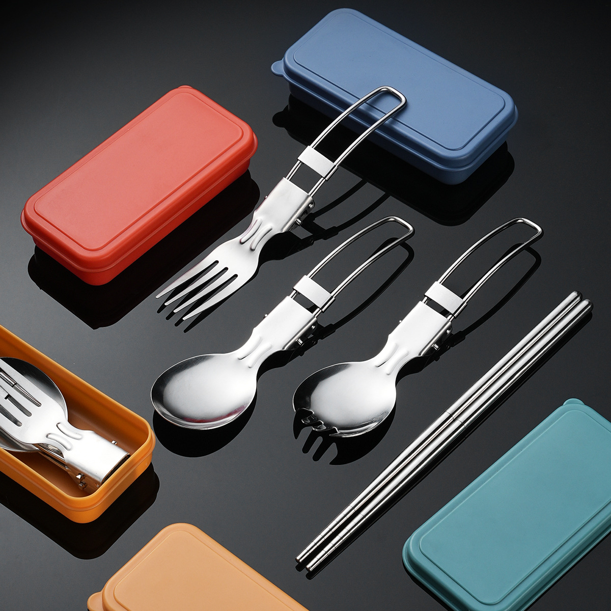 4PCS/set Portable Outdoor Spoo - مراجعة Japan Camping Cooking وسعره