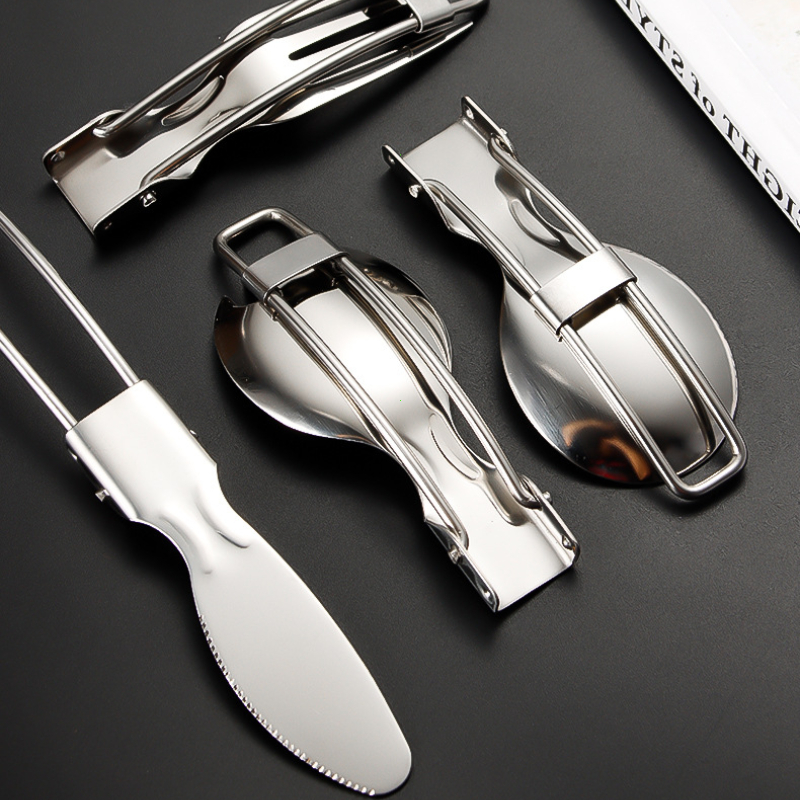 4PCS/set Portable Outdoor Spoo - مراجعة Japan Camping Cooking وسعره