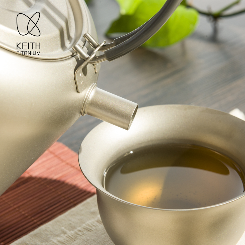 Portable Outdoor Titanium Tea  - مراجعة Camping Cooking Set With Kettle وسعره