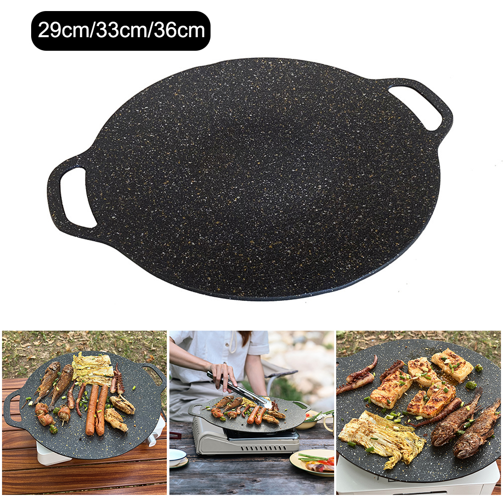 Grilling Pan Non-stick Oil Fry - مراجعة Camping Cooking Range وسعره