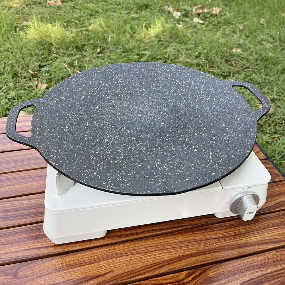 Grilling Pan Non-stick Oil Fry - مراجعة Camping Cooking Range وسعره