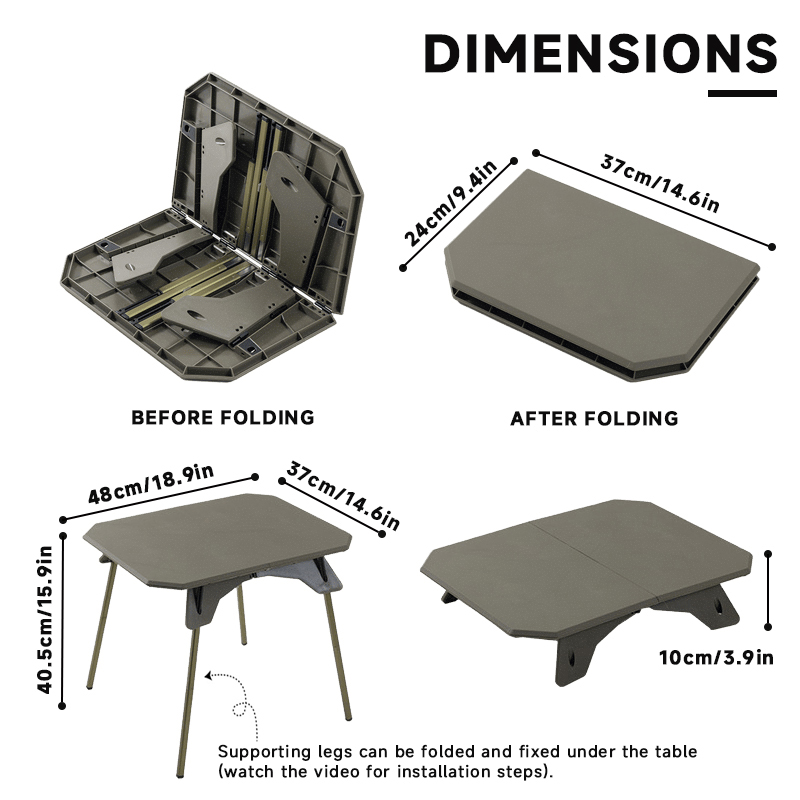 WESTTUNE Outdoor Camping Table - مراجعة Camping Cooking Table وسعره
