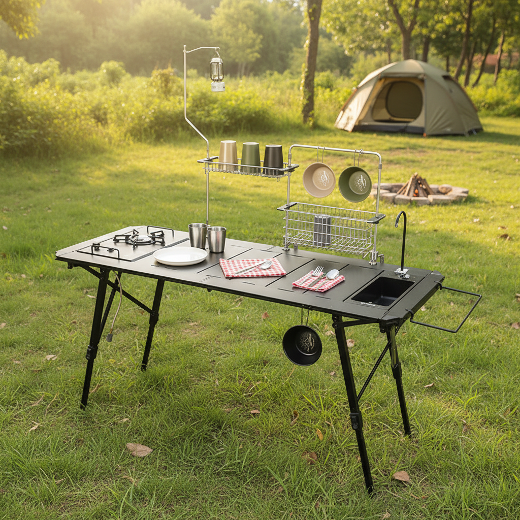 Portable Aluminum Alloy Igt Ta - مراجعة Camping Cooking Area وسعره