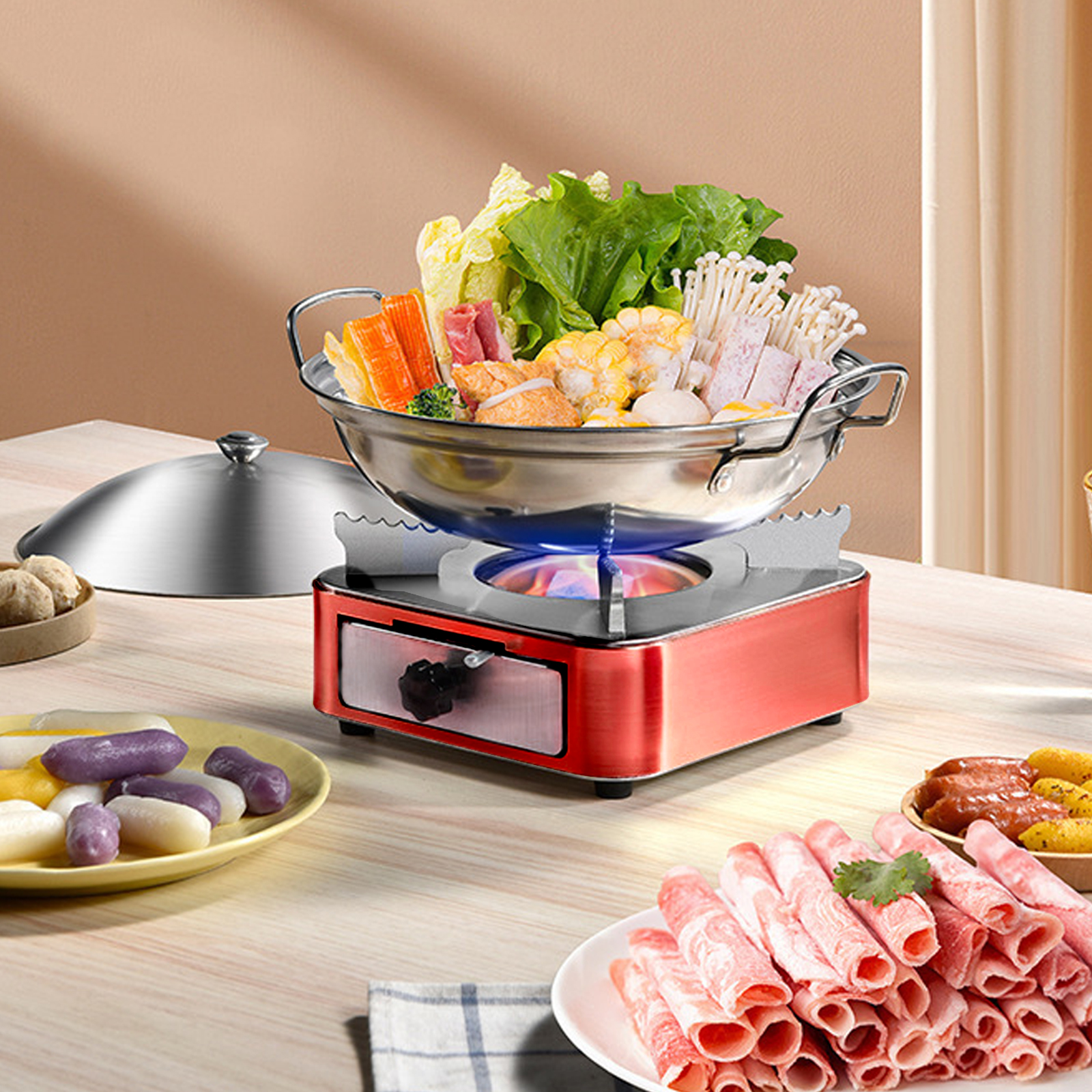Portable Camping Stove Stainle - مراجعة Camping Cooking Area وسعره