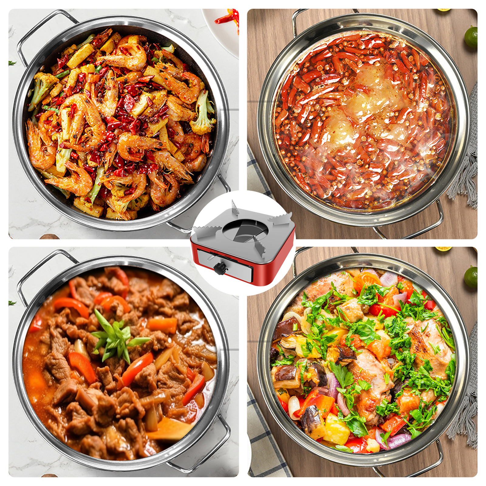 Portable Camping Stove Stainle - مراجعة Camping Cooking Area وسعره