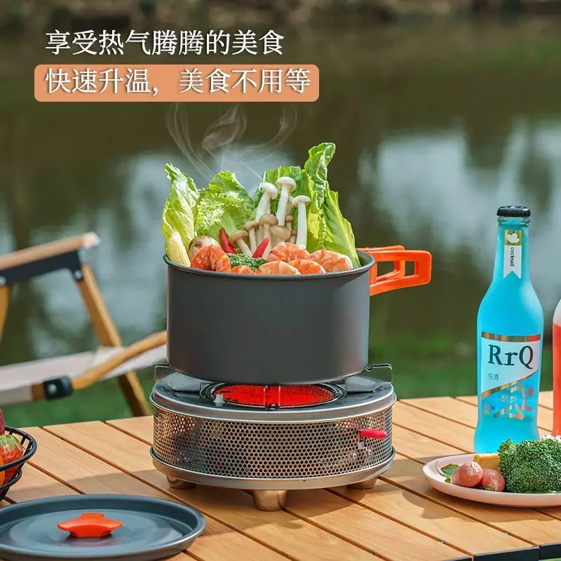Portable Outdoor Camping Stove - مراجعة Camping Cooking Fire Stove وسعره