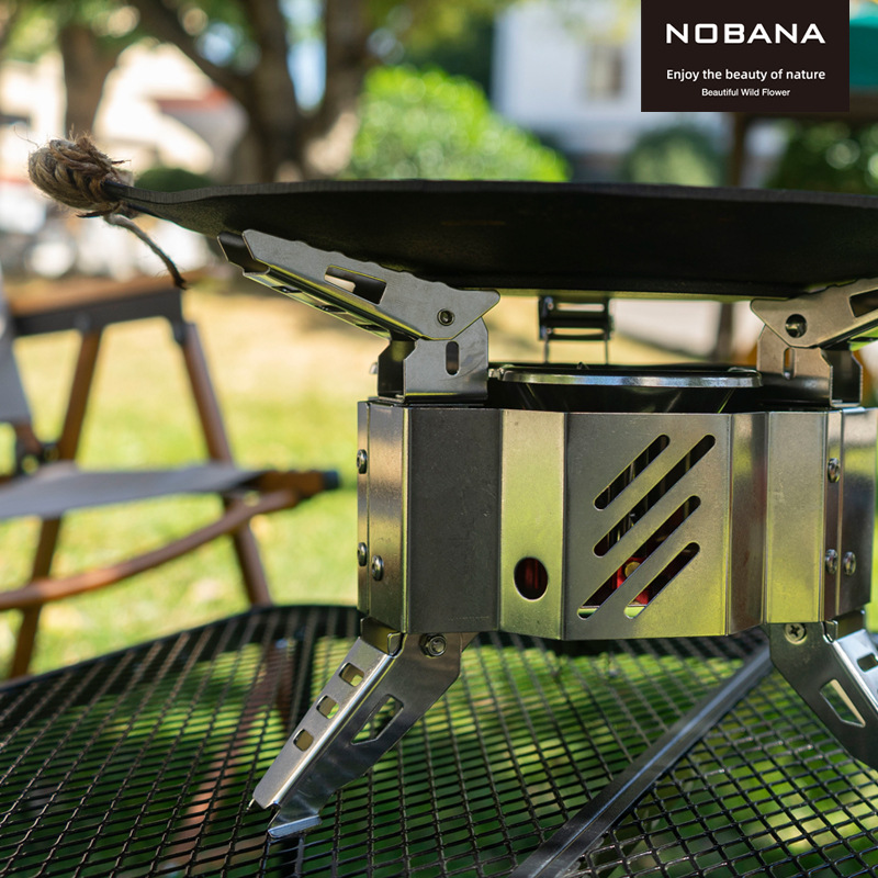 Portable High-power Gas Stove  - مراجعة Camping Cooking Fire Stove وسعره