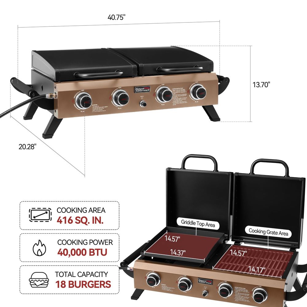 Portable Tabletop Grill amp Gr - مراجعة Camping Cooking Range وسعره