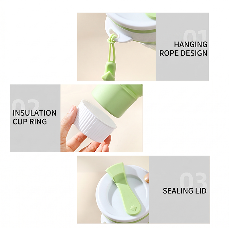 Collapsible Silicone Travel Cu - مراجعة Camping Cooking Mug وسعره
