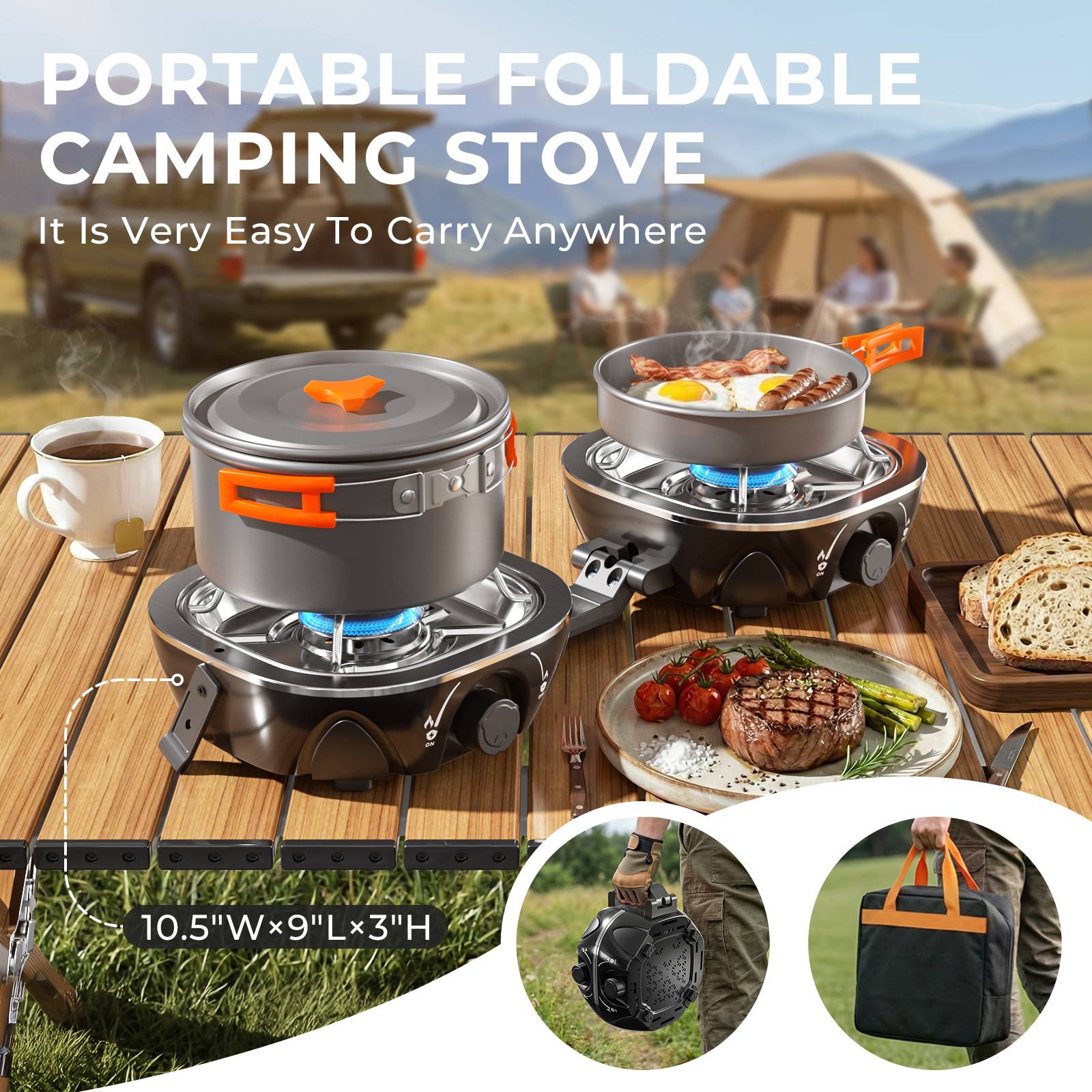 2-Burner Pro Camping Stove,240 - مراجعة Camping Cooking Essentials وسعره