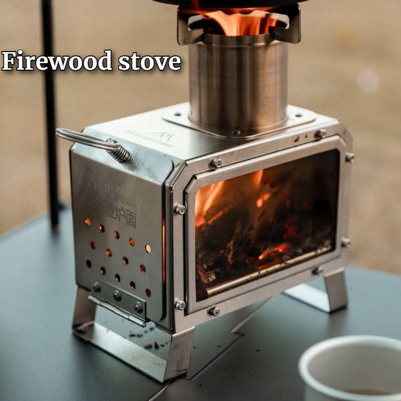 Stainless Steel Square Firewoo - مراجعة Camping Cooking Area وسعره