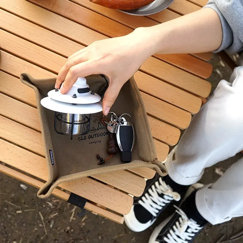 Camping Storage Tray Home Trav - مراجعة Camping Cooking Table وسعره