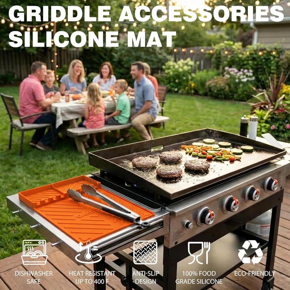 Silicone Grill Mats for Blacks - مراجعة Camping Cooking Area وسعره