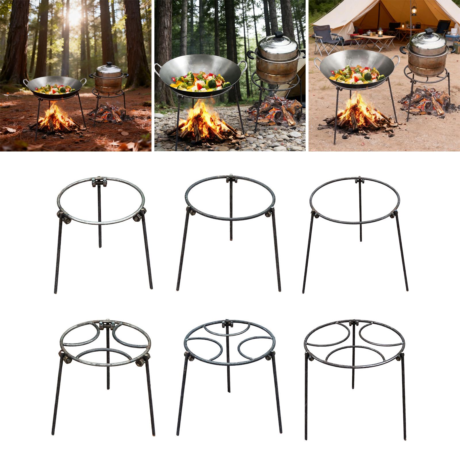 Campfire Tripod,Dutch Oven Mul - مراجعة Camping Cooking Fire Stove وسعره