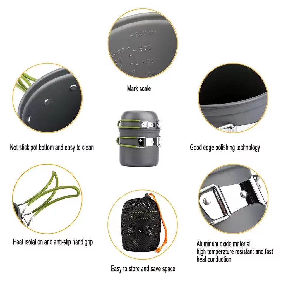 Ultralight Camping Cookware Me - مراجعة Camping Cooking Essentials وسعره