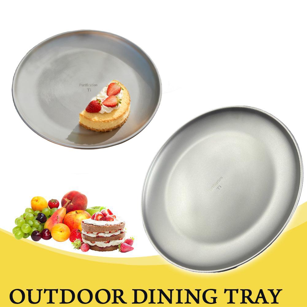1/2Pcs Titanium Outdoor Campin - مراجعة Camping Cooking Plate وسعره