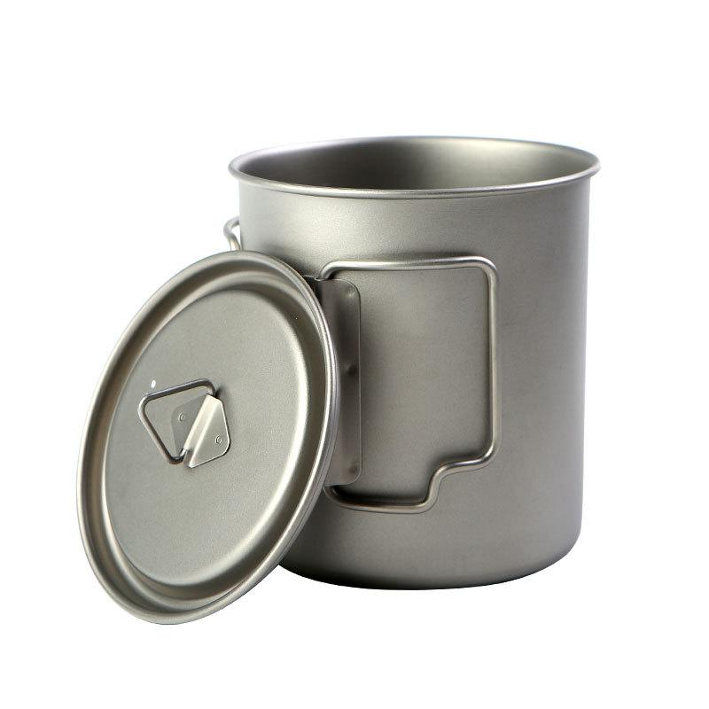 New Camping Titanium Cups 300m - مراجعة Camping Cooking Mug وسعره