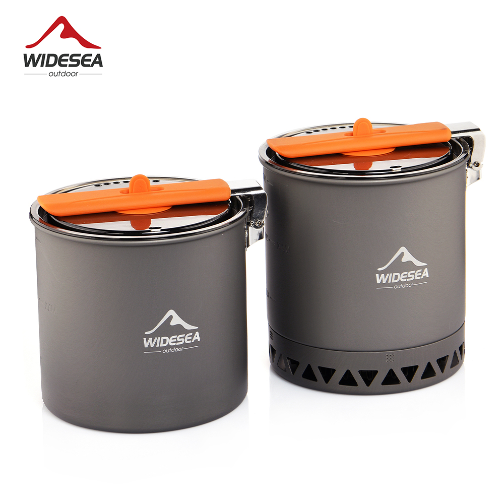 Widesea Camping Pot 1.6L Heat  - مراجعة Camping Cooking Set Large وسعره