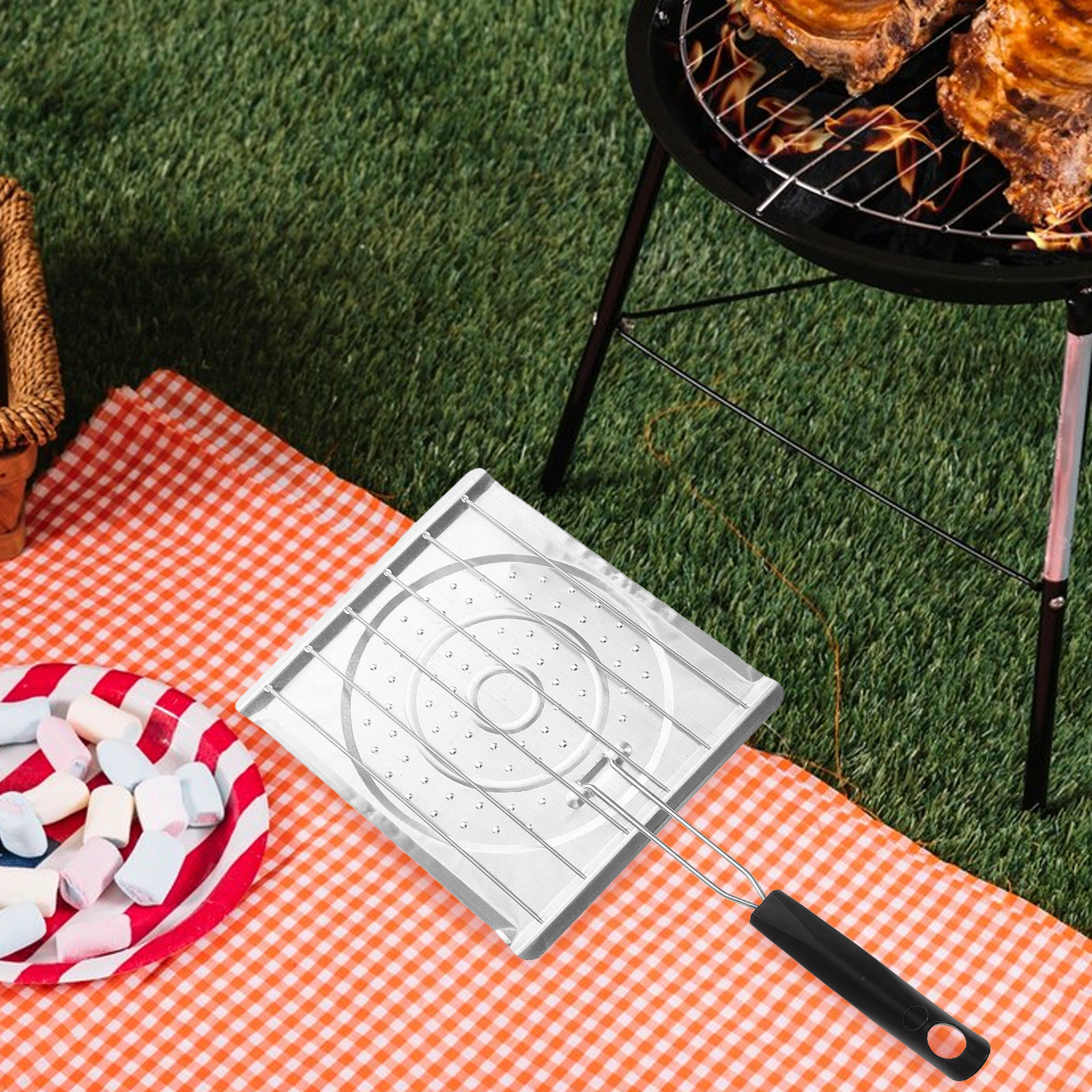 Noncoated Perforated Toaster G - مراجعة Camping Cooking Grill وسعره