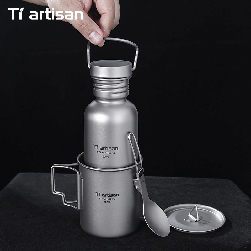 Tiartisan Titanium Cookware 3- - مراجعة Camping Cooking Backpack وسعره