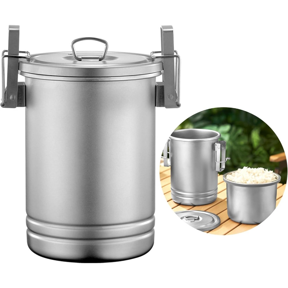 Camping Cooking Nested Pot Set - مراجعة Nesting Camping Cooking Set وسعره