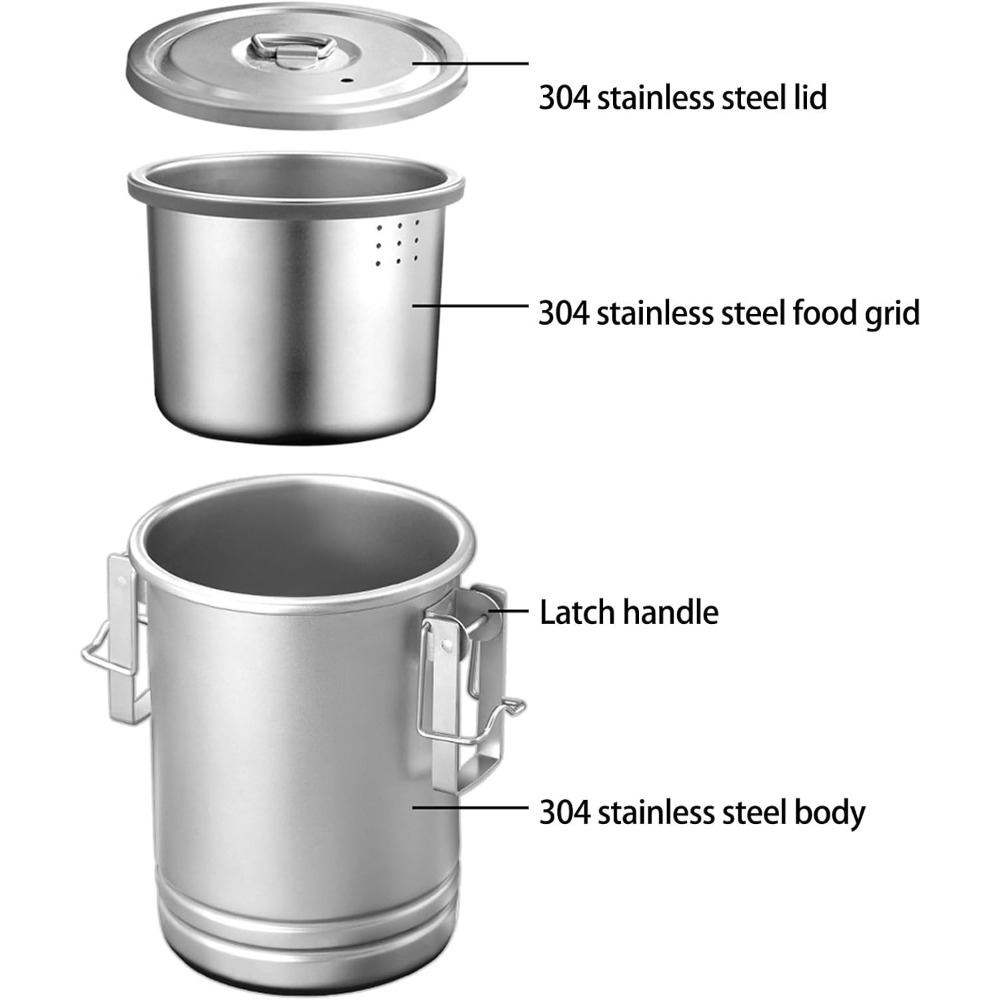 Camping Cooking Nested Pot Set - مراجعة Nesting Camping Cooking Set وسعره