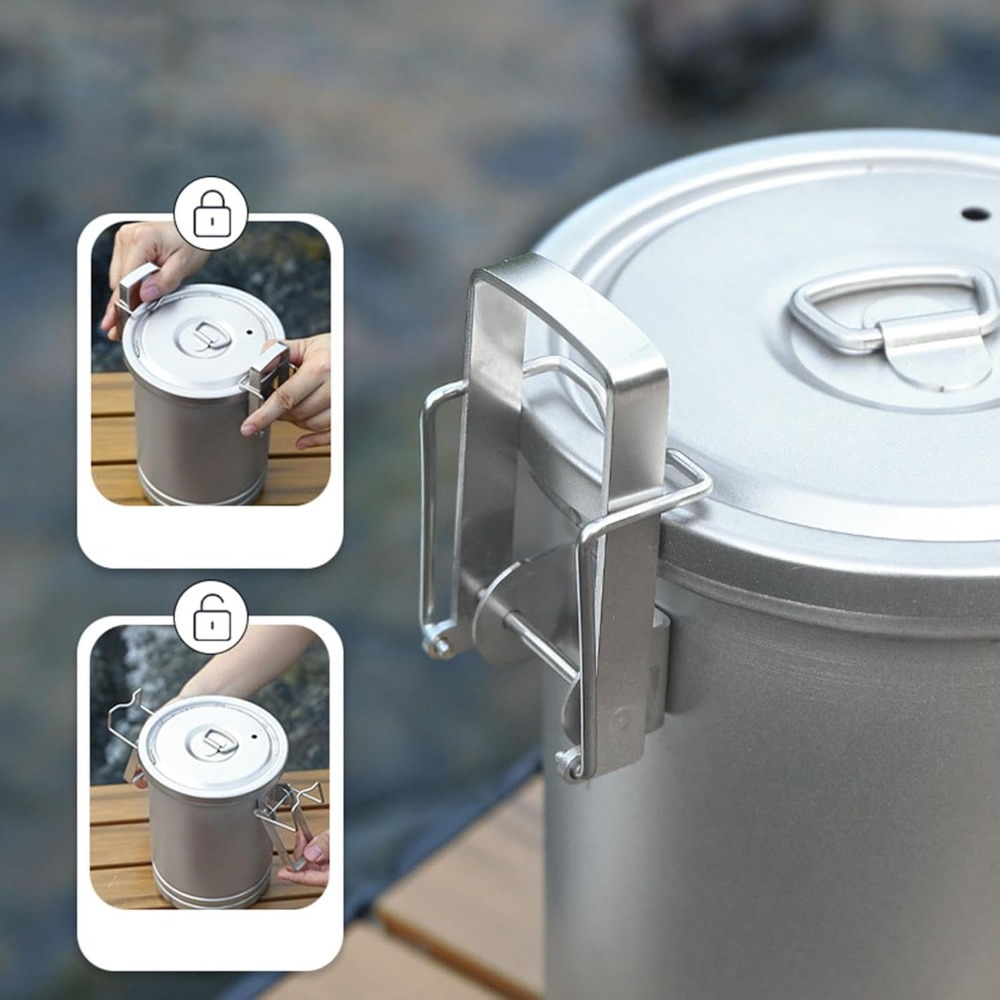 Camping Cooking Nested Pot Set - مراجعة Nesting Camping Cooking Set وسعره