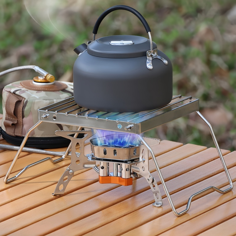 Stainless Steel Stove Stand Ca - مراجعة Camping Cooking Backpack وسعره